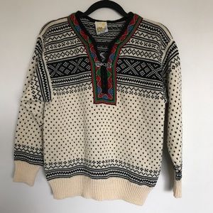 Vintage Dale of Norway SETESDAL Fair Isle Sweater